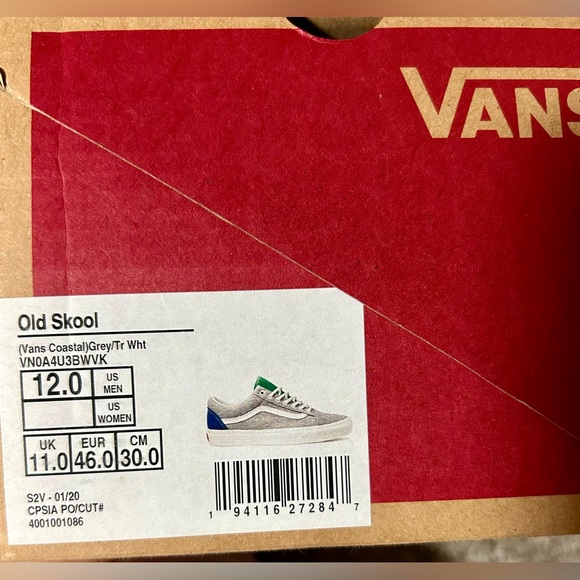 Vans - grey - men’s 12 - Picture 6 of 6